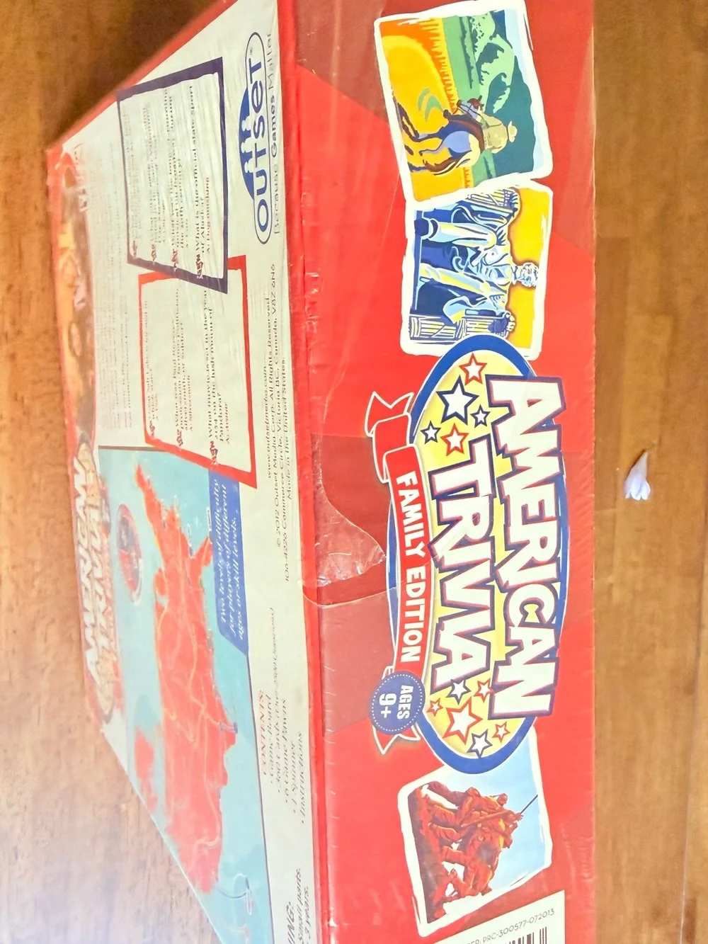 Target American Trivia Family Edition Board Game - Red, Blue, Yellow